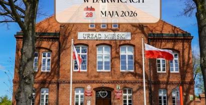 na zdjęciu budynek Urzędu Miejskiego w Barwicach