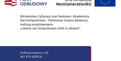 Tablica informacyjna projektu MODLAN