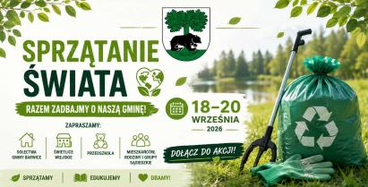 Sprzątanie świata – Polska 2026. Razem zadbajmy o Gminę Barwice