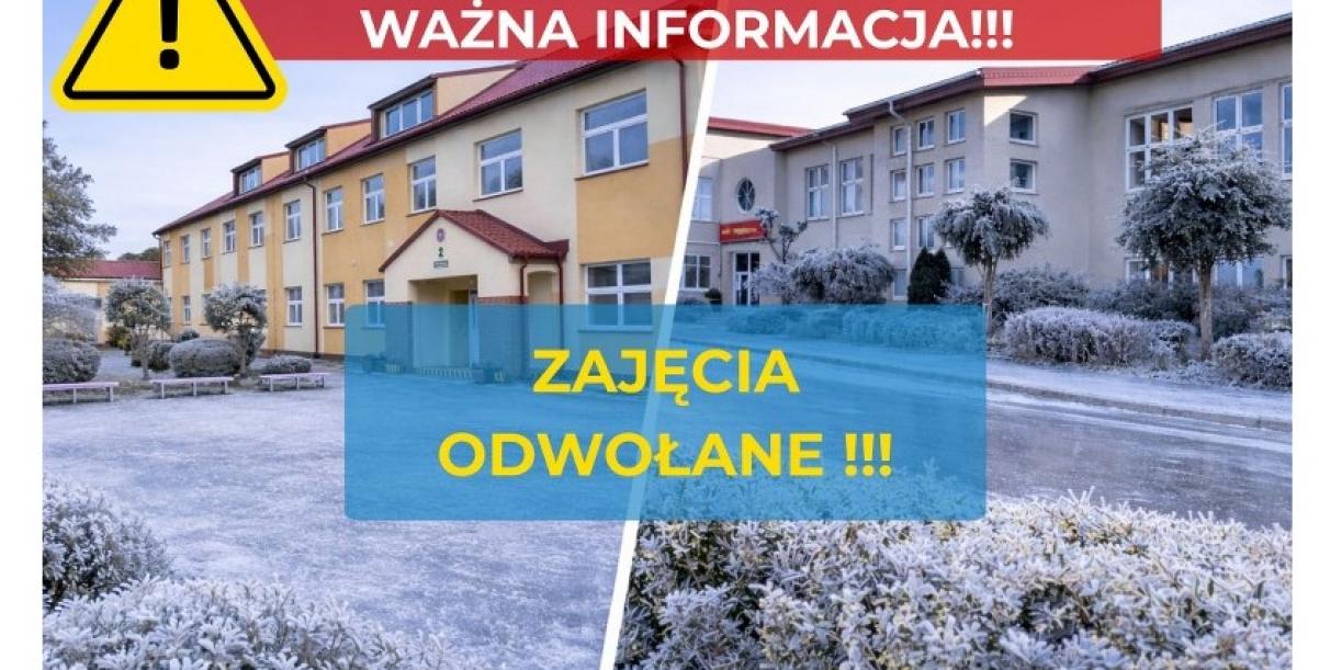 Na zdjęciu szkoła w Barwicach i Starym Chwalimiu