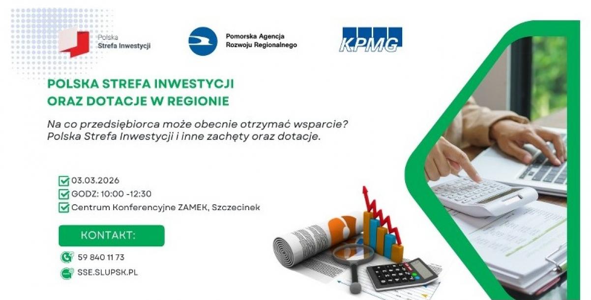 Plakat informujący o szkoleniu dla przedsiębiorców 3 marca 2026