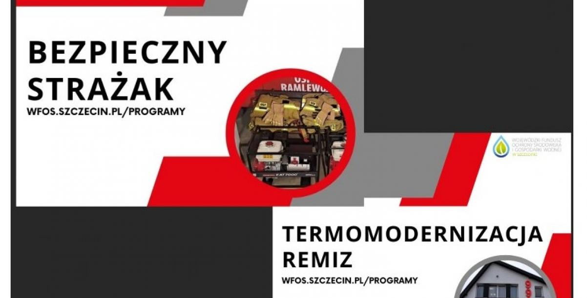 Plakat informujący o naborze w Programie Bezpieczny Strażak 2026