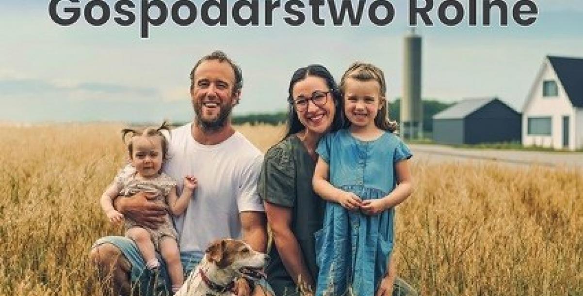 Plakat informujący o konkursie Bezpieczne Gospodarstwo Rolne