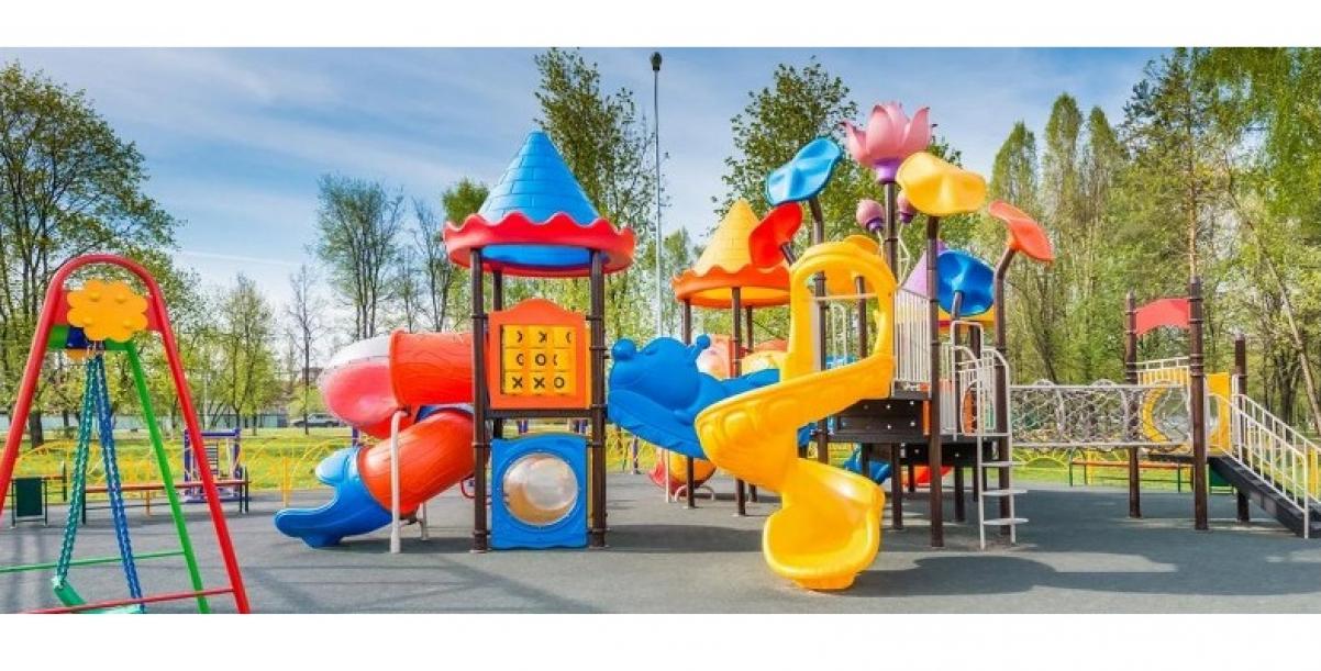Na zdjęciu plac zabaw