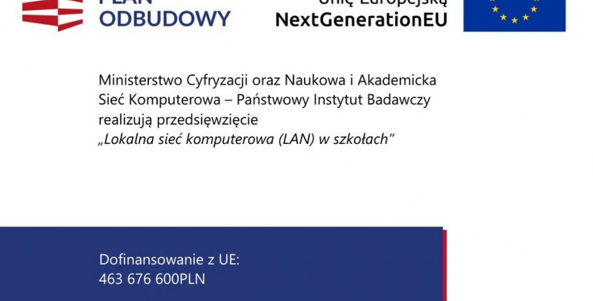 Tablica informacyjna projektu MODLAN