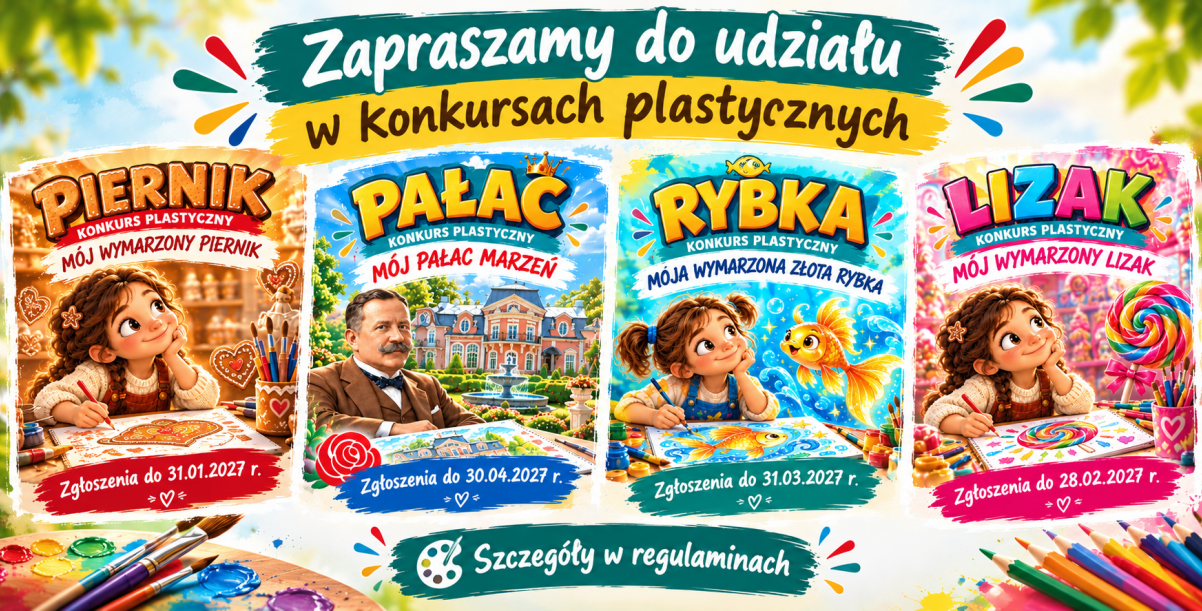 Ogólnopolskie konkursy plastyczne dla dzieci i młodzieży – zapraszamy do udziału