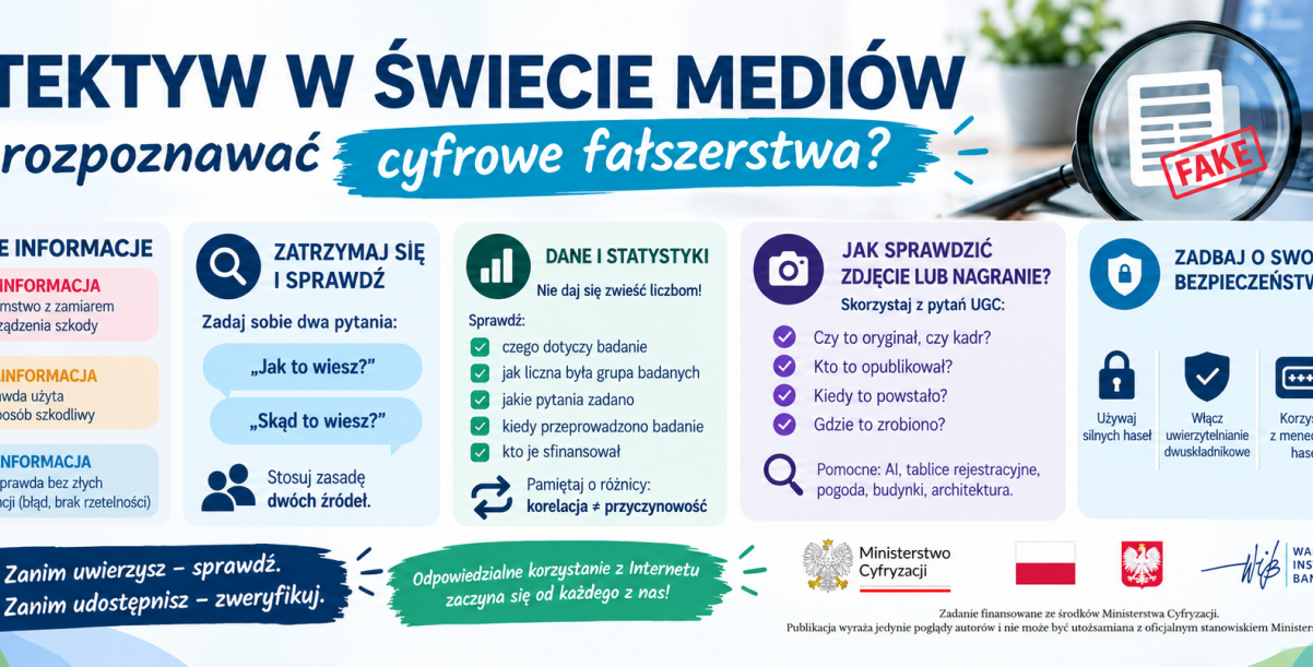 Detektyw w świecie mediów: Jak rozpoznawać cyfrowe fałszerstwa?