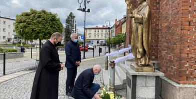 ks. Adam Paź, Burmistrz Barwic Mariusz Kieling, Z-ca Burmistrza Robert Zborowski