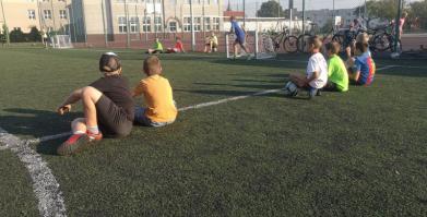 Uczestnicy Narodowego Dnia Sportu na Orliku