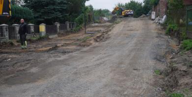 Prace budowalne na Małej i Ogrodowej