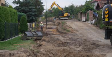Prace budowalne na Małej i Ogrodowej