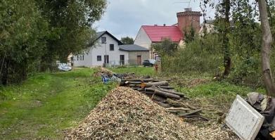 Szykowanie terenu pod łącznik ul. Bolesława Chrobrego z ul. Małą