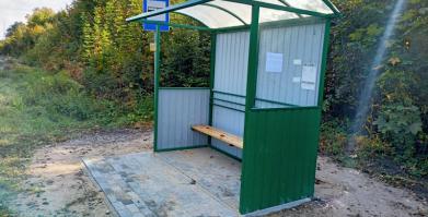 Wiata przystankowa w m. Jeziorki