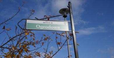 Tabliczka kierunkowa ul. Ogrodowa