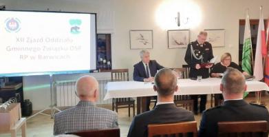 XII Zwyczajny Zjazd  Oddziału Miejsko – Gminnego Związku Ochotniczych Straży Pożarnych RP w Barwicach  