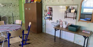 Baza dla uchodźców w Piaskach