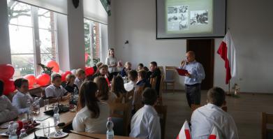 Obchodów 104 rocznicy Odzyskania Niepodległości - prelekcja dla uczniów