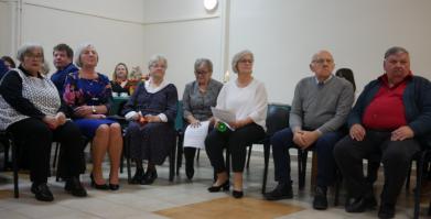 Otwarcie Klubu Seniora w Barwicach - uczestnicy seniorzy 