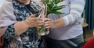 na zdjęciu uczestnicy Klubu Seniora w Barwicach