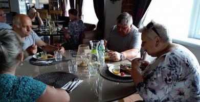 na zdjęciu uczestnicy Klubu Seniora w Barwicach