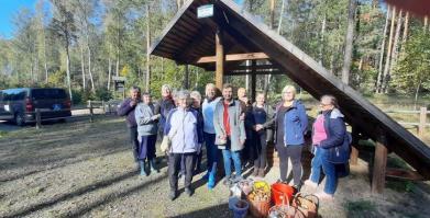na zdjęciu uczestnicy Klubu Seniora w Barwicach