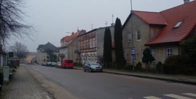 na zdjęciu Tymczasowy przystanek autobusowy na ul. Zwycięzców