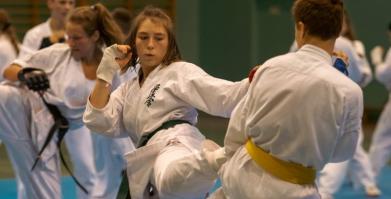 Pani Angelika podczas zawodów
