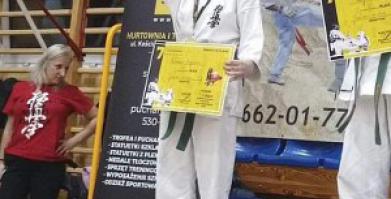 Pani Angelika podczas zawodów