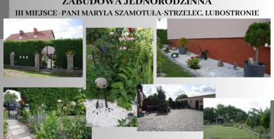 Kolaż zdjęć z posesji Pani Maryli Szamotuła-Strzelec