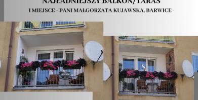 Kolaż zdjęć balkonu Pani Małgorzaty Kujawskiej