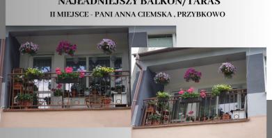 Kolaż zdjęć balkonu Pani Anny Ciemskiej