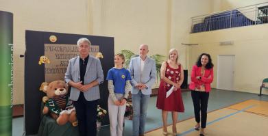 spotkanie z Michałem Koterski w SP Barwice