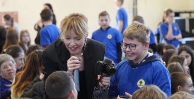 Warsztaty z Romą Gąsiorowską w SP Barwice