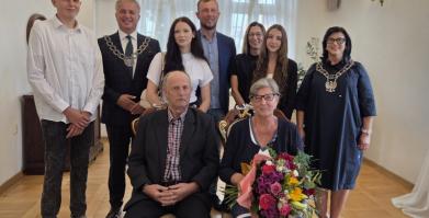Złote Gody Państwa Danuty i Zbigniewa Kitów z Barwic