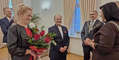 Teresa i Rajmund Kaczmarkowie ze Starego Grabiąża - Złote Gody