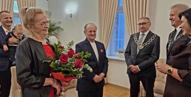 Teresa i Rajmund Kaczmarkowie ze Starego Grabiąża - Złote Gody