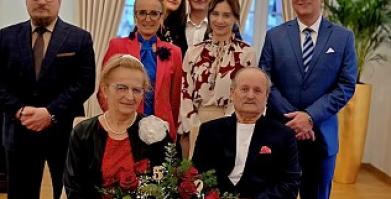 Teresa i Rajmund Kaczmarkowie ze Starego Grabiąża - Złote Gody