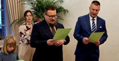 Teresa i Rajmund Kaczmarkowie ze Starego Grabiąża - Złote Gody