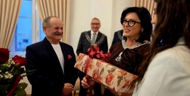 Teresa i Rajmund Kaczmarkowie ze Starego Grabiąża - Złote Gody