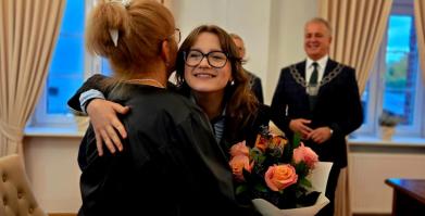 Teresa i Rajmund Kaczmarkowie ze Starego Grabiąża - Złote Gody