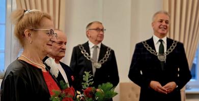 Teresa i Rajmund Kaczmarkowie ze Starego Grabiąża - Złote Gody