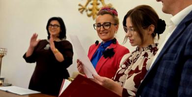 Teresa i Rajmund Kaczmarkowie ze Starego Grabiąża - Złote Gody