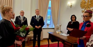 Teresa i Rajmund Kaczmarkowie ze Starego Grabiąża - Złote Gody
