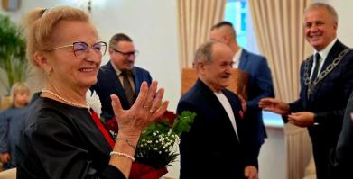 Teresa i Rajmund Kaczmarkowie ze Starego Grabiąża - Złote Gody
