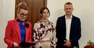 Teresa i Rajmund Kaczmarkowie ze Starego Grabiąża - Złote Gody