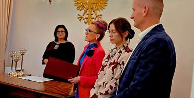 Teresa i Rajmund Kaczmarkowie ze Starego Grabiąża - Złote Gody