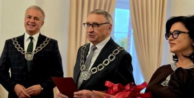 Teresa i Rajmund Kaczmarkowie ze Starego Grabiąża - Złote Gody