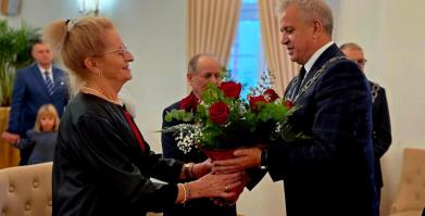 Teresa i Rajmund Kaczmarkowie ze Starego Grabiąża - Złote Gody