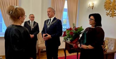 Teresa i Rajmund Kaczmarkowie ze Starego Grabiąża - Złote Gody