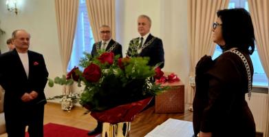 Teresa i Rajmund Kaczmarkowie ze Starego Grabiąża - Złote Gody